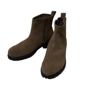 Ecco Modtray Suede Ankle Boots, Size EUR 38 US 7/7.5, Birch Brown